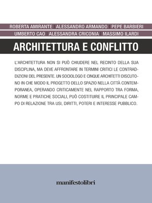 cover image of Architettura e conflitto